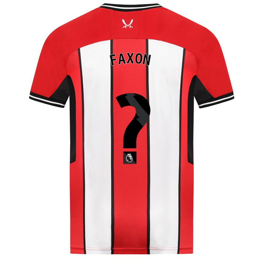 Damen Luke Faxon #0 Rot Heimtrikot Trikot 2023/24 T-Shirt Belgien