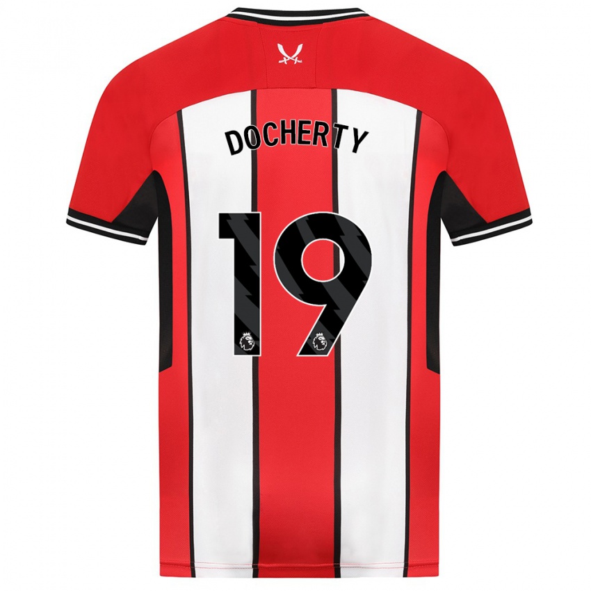 Damen Charley Docherty #19 Rot Heimtrikot Trikot 2023/24 T-Shirt Belgien