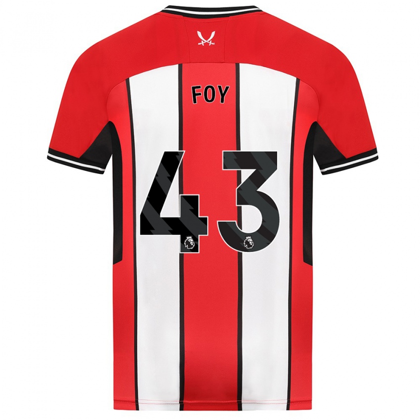 Damen Gus Foy #43 Rot Heimtrikot Trikot 2023/24 T-Shirt Belgien