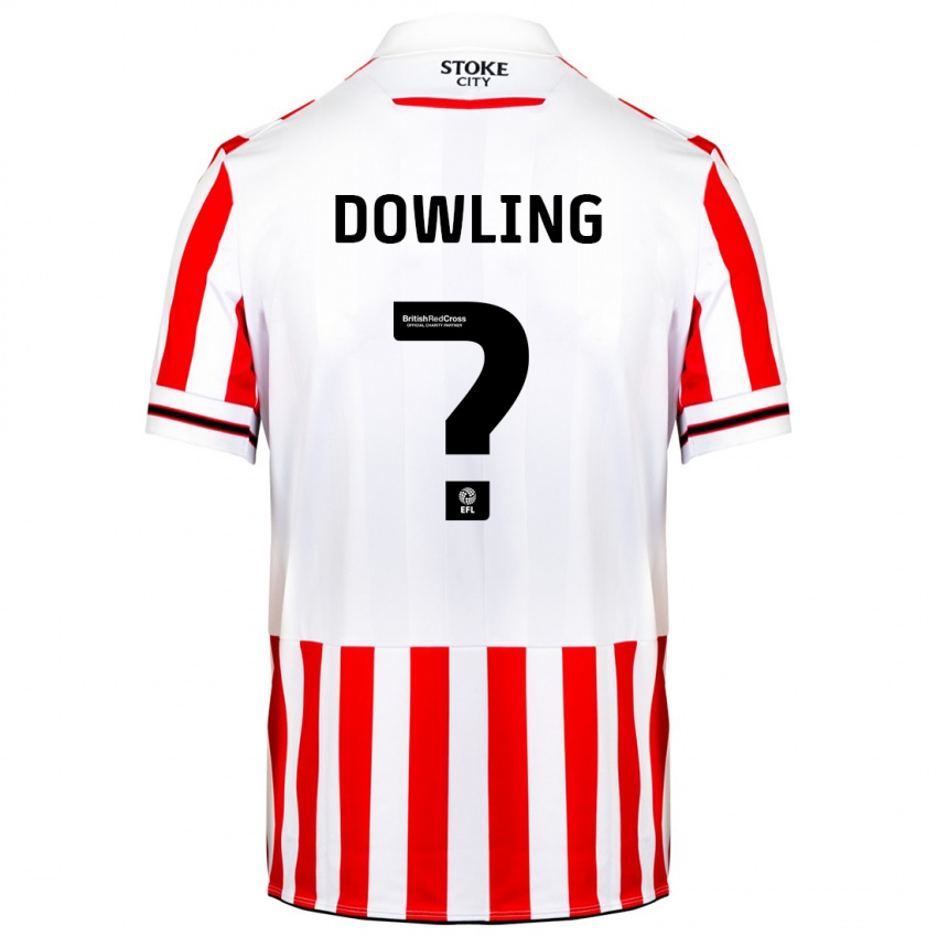 Dames Will Dowling #0 Rood Wit Thuisshirt Thuistenue 2023/24 T-Shirt België