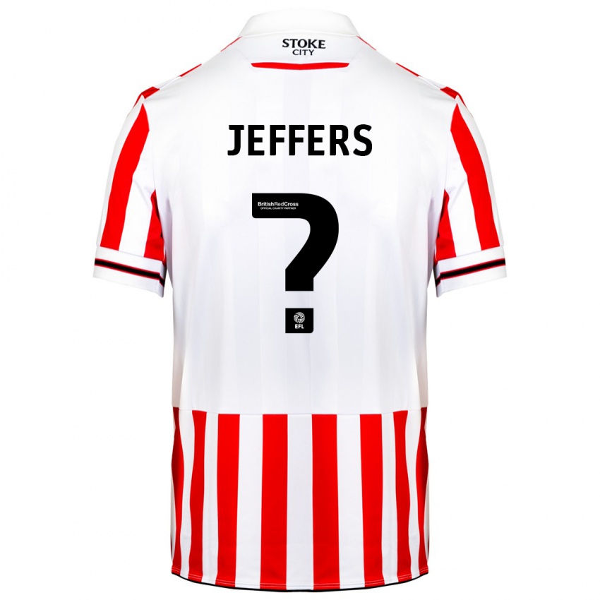 Dames Keke Jeffers #0 Rood Wit Thuisshirt Thuistenue 2023/24 T-Shirt België