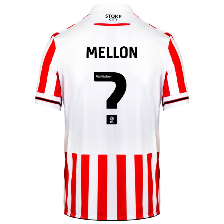 Dames Luke Mellon #0 Rood Wit Thuisshirt Thuistenue 2023/24 T-Shirt België