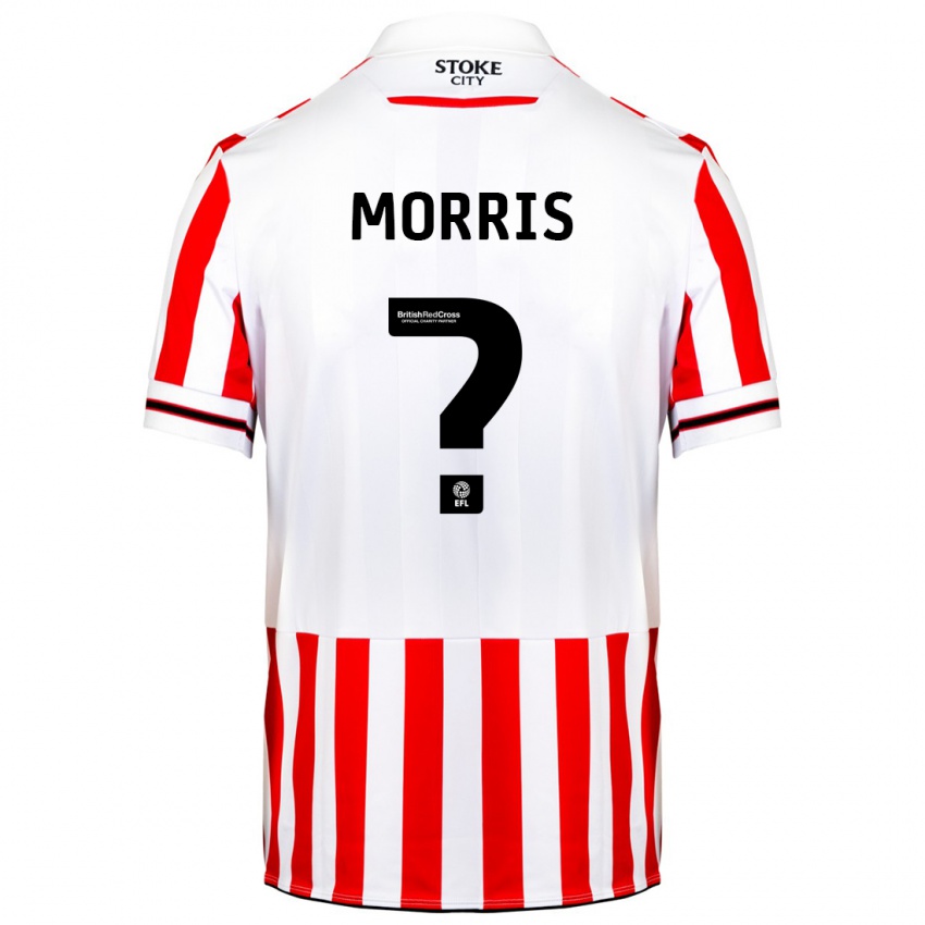 Dames Joe Morris #0 Rood Wit Thuisshirt Thuistenue 2023/24 T-Shirt België