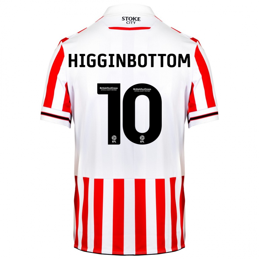 Dames Alice Higginbottom #10 Rood Wit Thuisshirt Thuistenue 2023/24 T-Shirt België