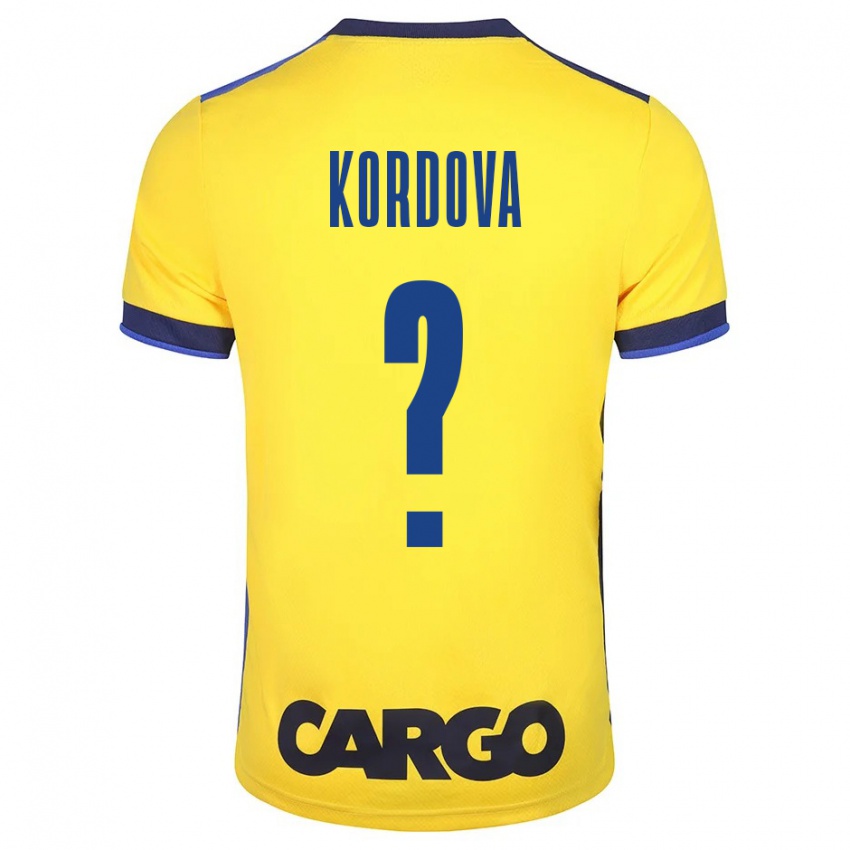 Dames Adir Kordova #0 Geel Thuisshirt Thuistenue 2023/24 T-Shirt België