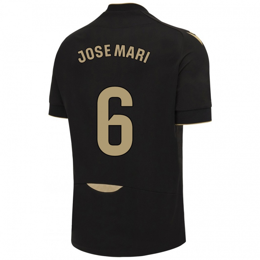 Dames José Mari #6 Zwart Uitshirt Uittenue 2023/24 T-Shirt België