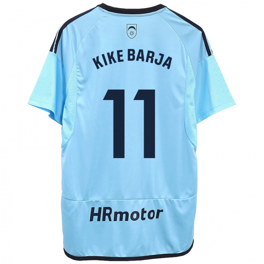 Dames Kike Barja #11 Blauw Uitshirt Uittenue 2023/24 T-Shirt België