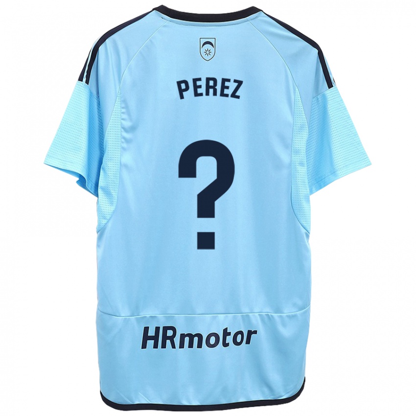 Dames Bruno Perez #0 Blauw Uitshirt Uittenue 2023/24 T-Shirt België