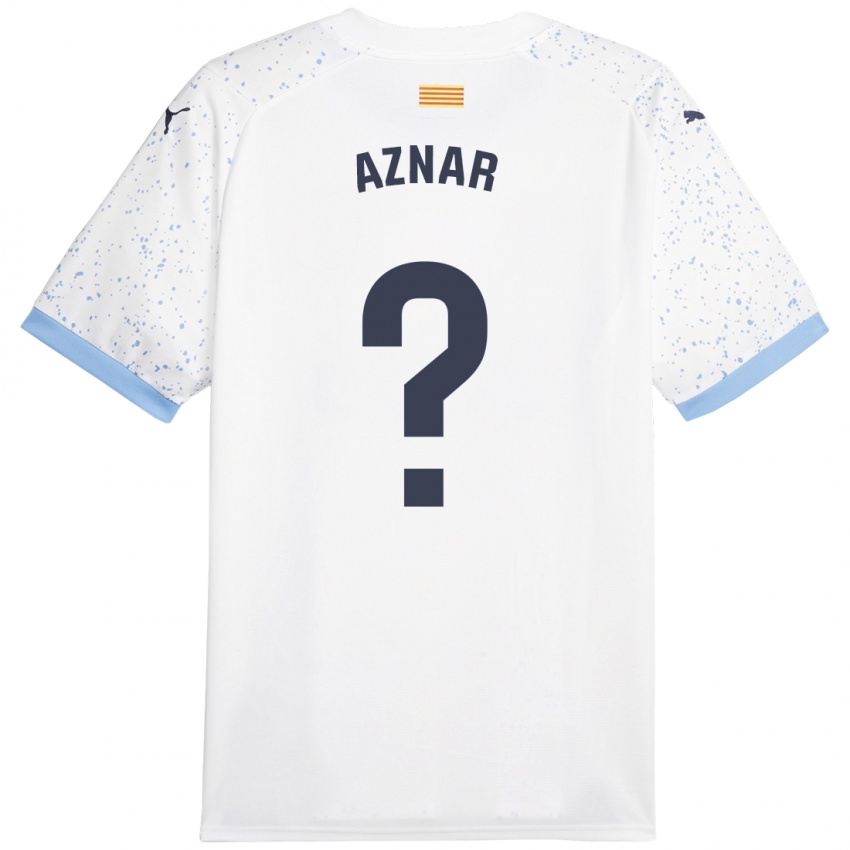 Dames Marc Aznar #0 Wit Uitshirt Uittenue 2023/24 T-Shirt België