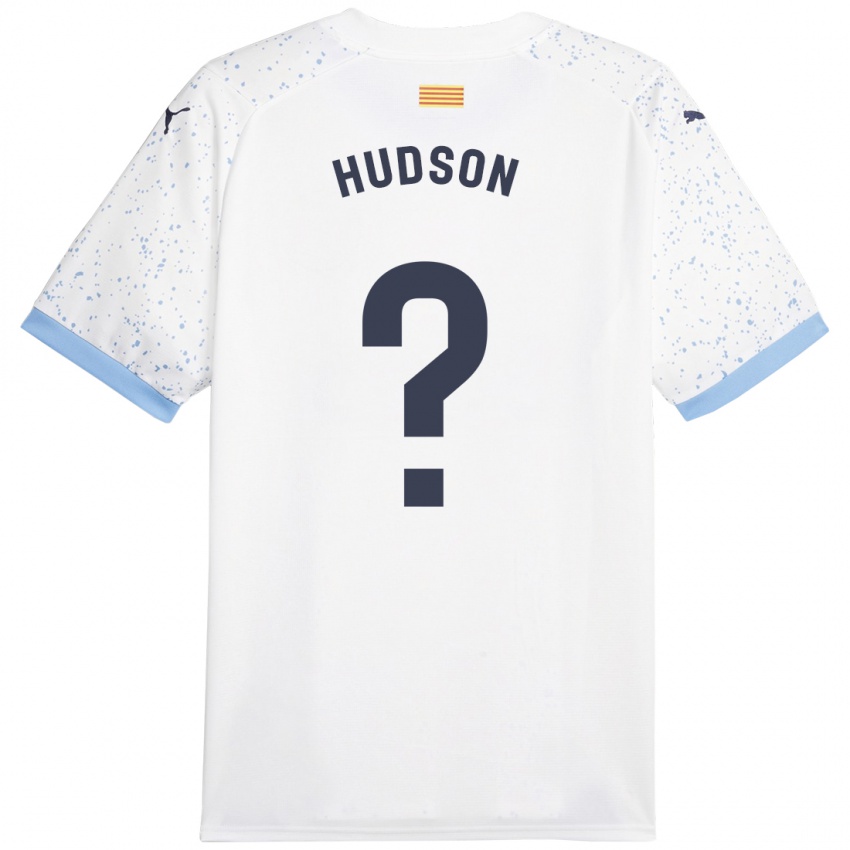 Dames Hudson #0 Wit Uitshirt Uittenue 2023/24 T-Shirt België