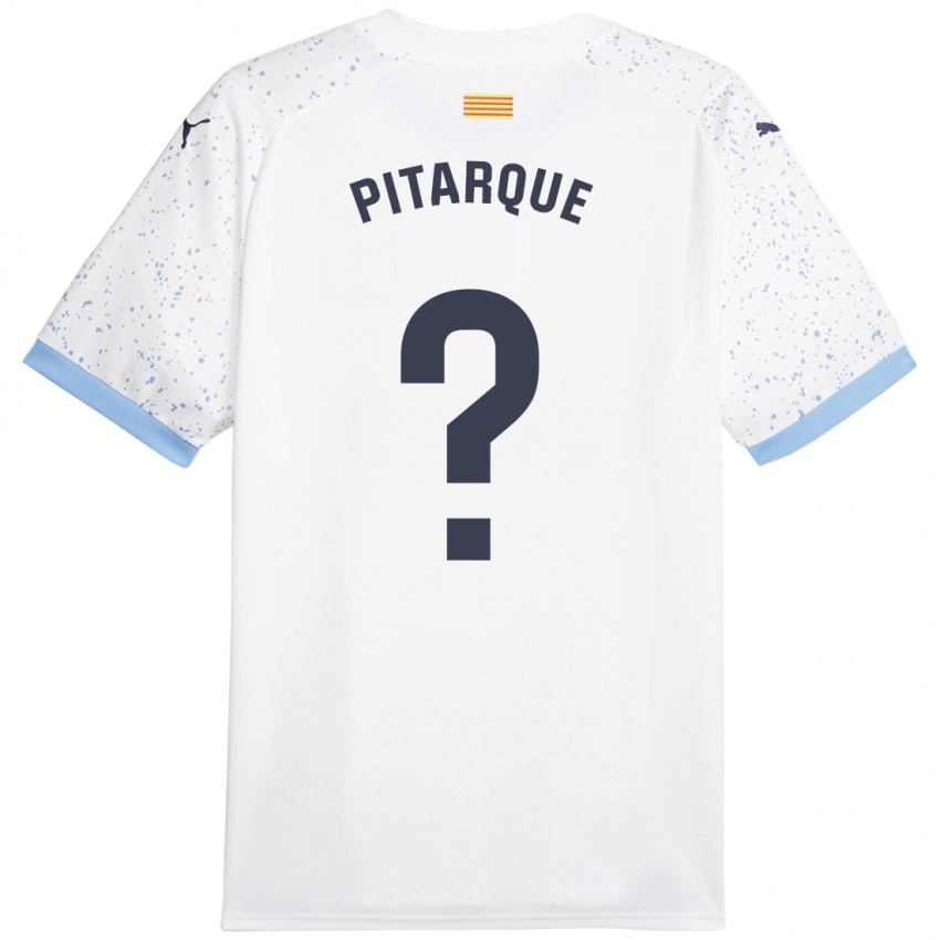 Dames Víctor Pitarque #0 Wit Uitshirt Uittenue 2023/24 T-Shirt België