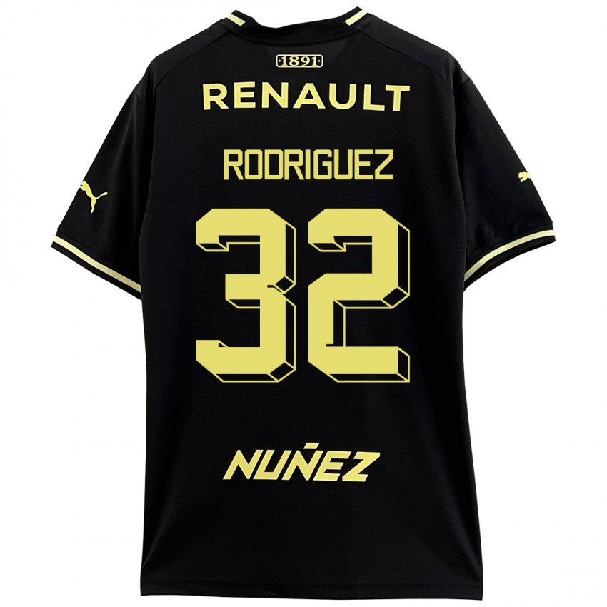 Dames Randall Rodríguez #32 Zwart Uitshirt Uittenue 2023/24 T-Shirt België