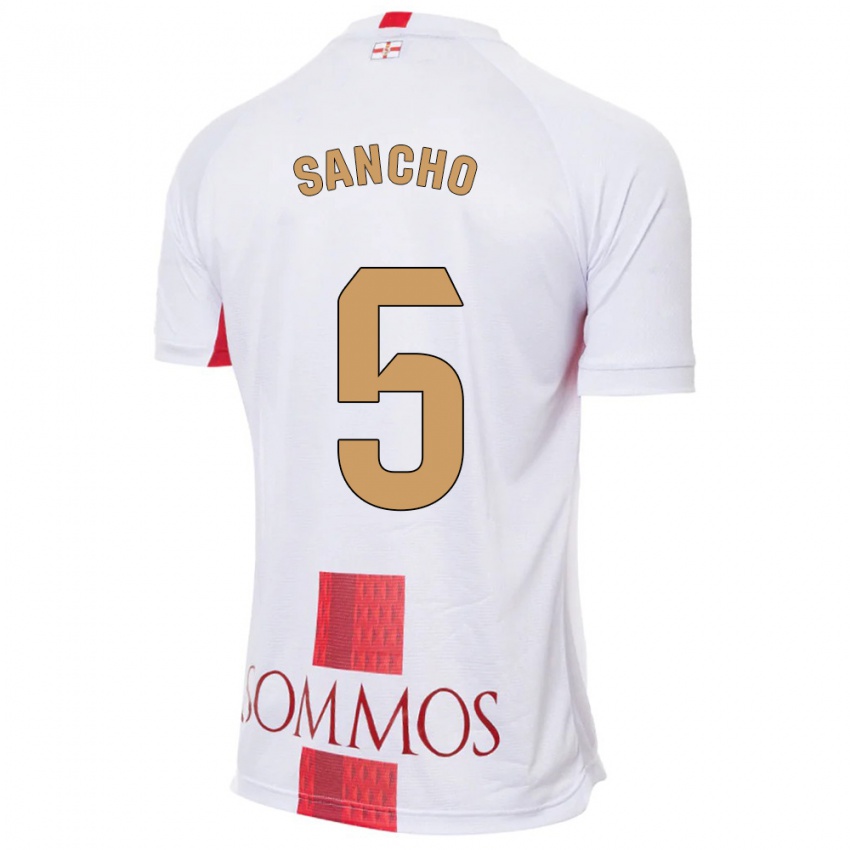 Dames Esther Sancho #5 Wit Uitshirt Uittenue 2023/24 T-Shirt België