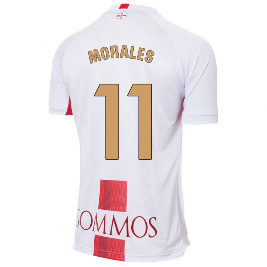 Dames Carolina Morales #11 Wit Uitshirt Uittenue 2023/24 T-Shirt België