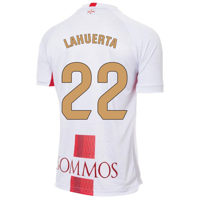 Dames Gema Lahuerta #22 Wit Uitshirt Uittenue 2023/24 T-Shirt België