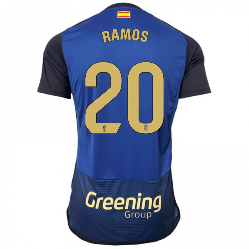 Dames Lucía Ramos #20 Marine Uitshirt Uittenue 2023/24 T-Shirt België