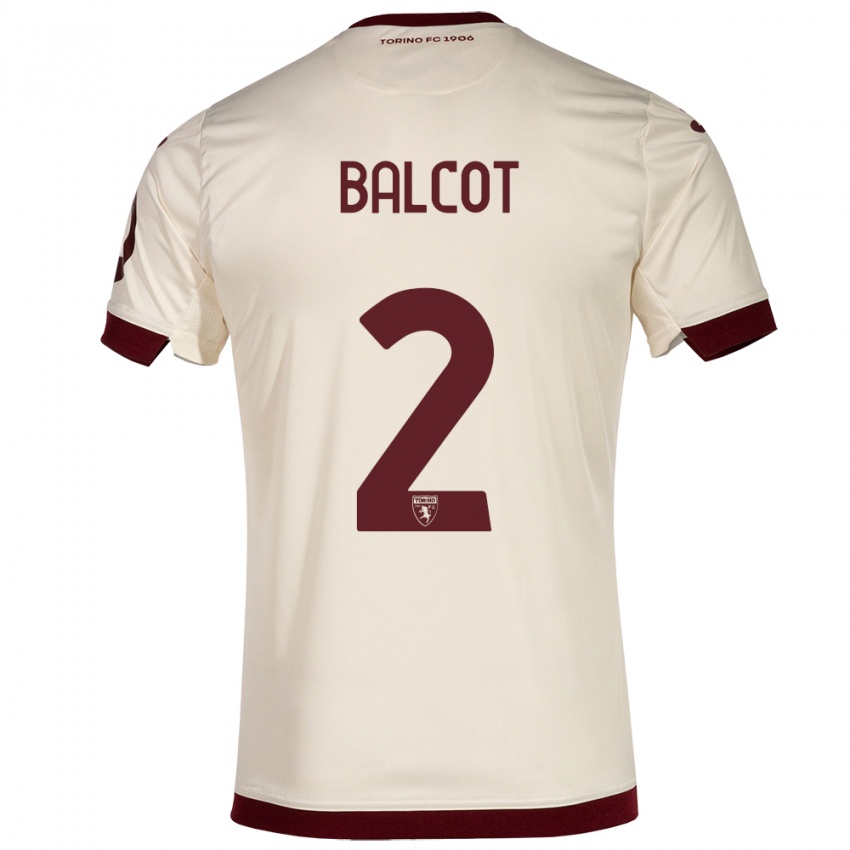 Damen Côme Bianay Balcot #2 Sekt Auswärtstrikot Trikot 2023/24 T-Shirt Belgien