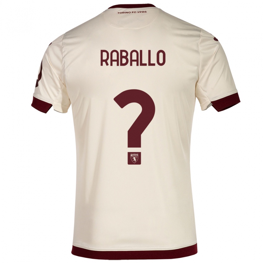 Dames Alessio Raballo #0 Champagne Uitshirt Uittenue 2023/24 T-Shirt België