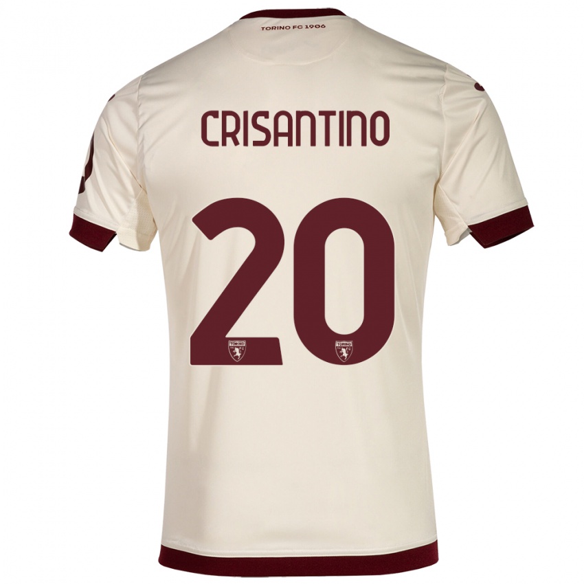 Dames Giulia Crisantino #20 Champagne Uitshirt Uittenue 2023/24 T-Shirt België