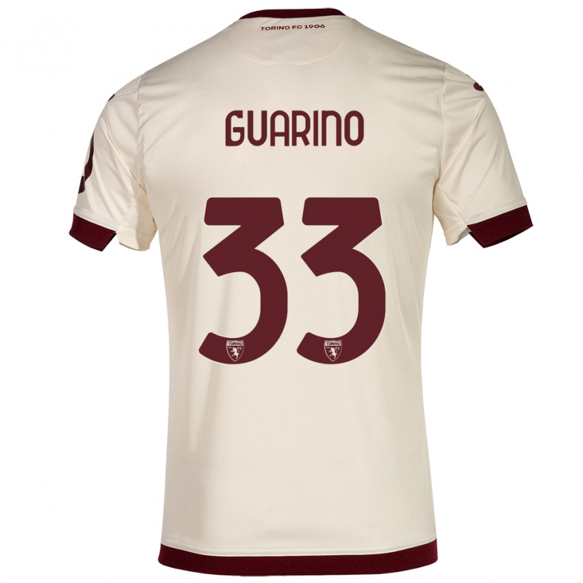 Damen Rita Guarino #33 Sekt Auswärtstrikot Trikot 2023/24 T-Shirt Belgien