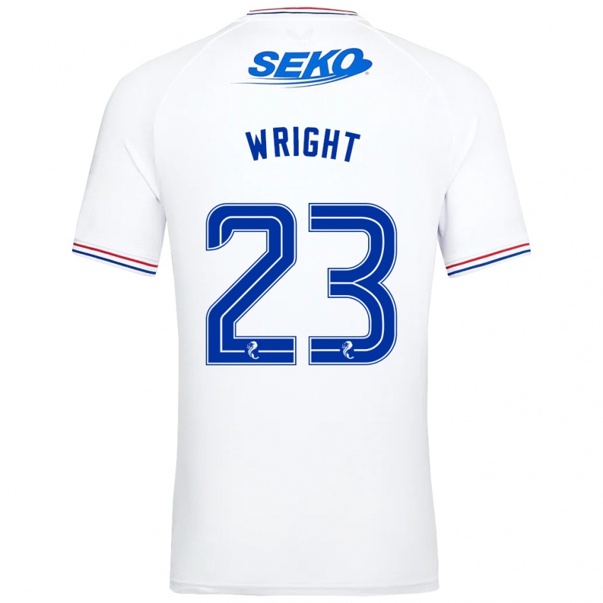 Dames Scott Wright #23 Wit Uitshirt Uittenue 2023/24 T-Shirt België