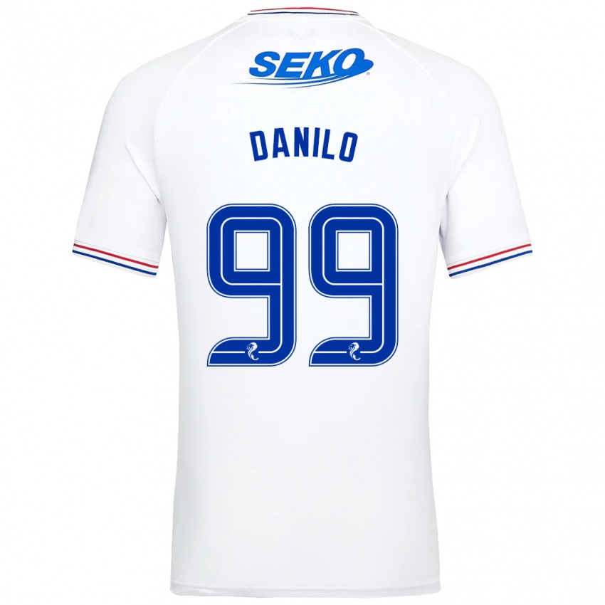 Dames Danilo #99 Wit Uitshirt Uittenue 2023/24 T-Shirt België