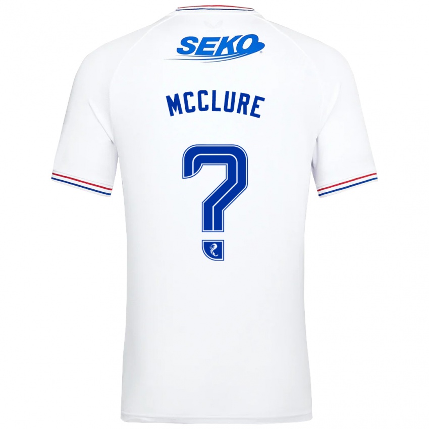 Dames Blaine Mcclure #0 Wit Uitshirt Uittenue 2023/24 T-Shirt België
