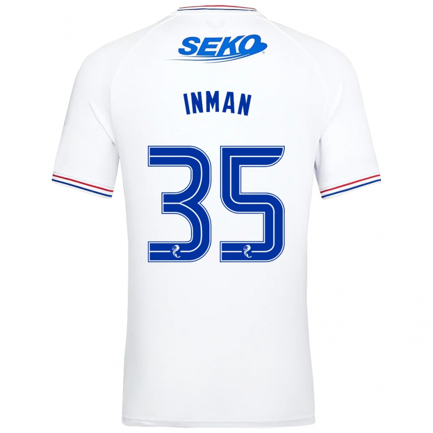 Dames Lucy Inman #35 Wit Uitshirt Uittenue 2023/24 T-Shirt België