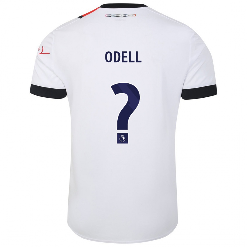 Dames Josh Odell #0 Wit Uitshirt Uittenue 2023/24 T-Shirt België