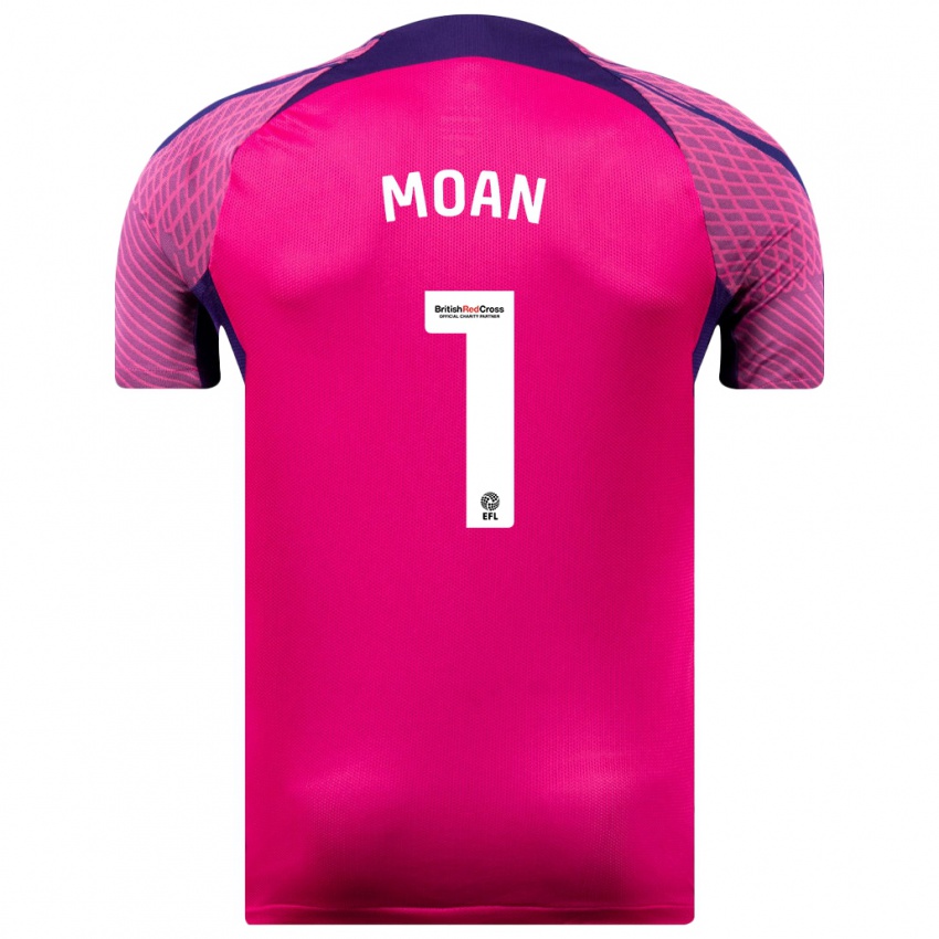 Dames Claudia Moan #1 Paars Uitshirt Uittenue 2023/24 T-Shirt België