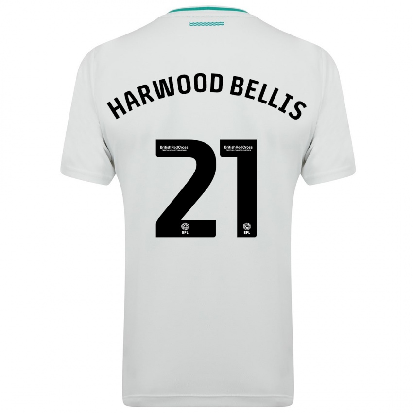 Dames Taylor Harwood-Bellis #21 Wit Uitshirt Uittenue 2023/24 T-Shirt België