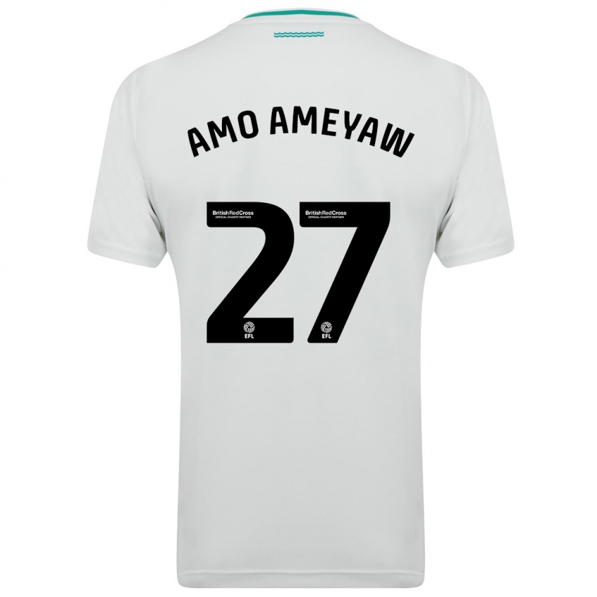 Dames Samuel Amo-Ameyaw #27 Wit Uitshirt Uittenue 2023/24 T-Shirt België
