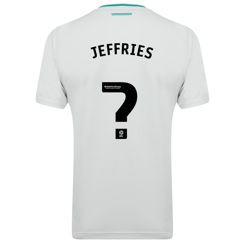 Dames Josh Jeffries #0 Wit Uitshirt Uittenue 2023/24 T-Shirt België