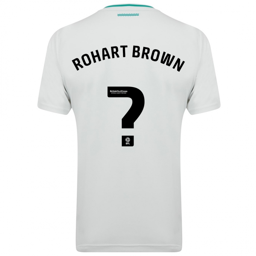 Dames Thierry Rohart-Brown #0 Wit Uitshirt Uittenue 2023/24 T-Shirt België