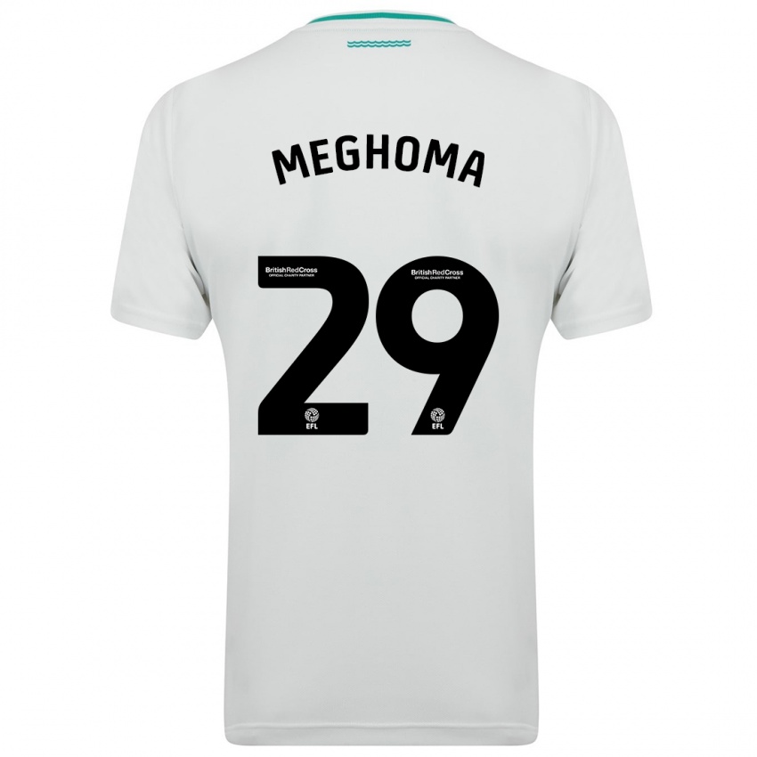 Dames Jayden Meghoma #29 Wit Uitshirt Uittenue 2023/24 T-Shirt België