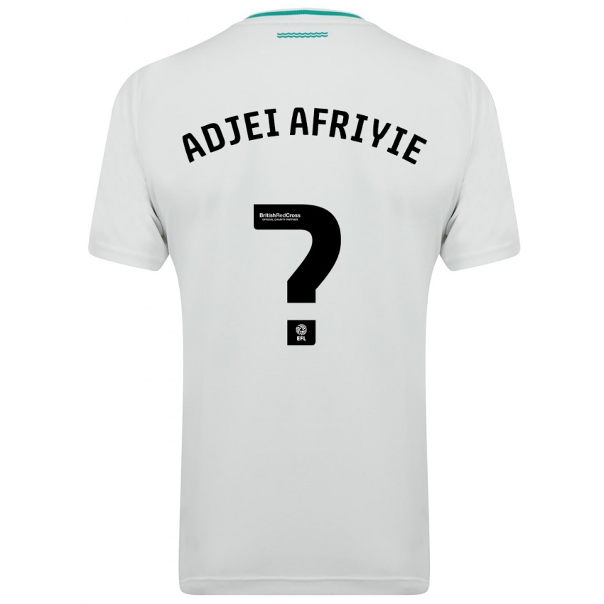 Dames Hansel Adjei-Afriyie #0 Wit Uitshirt Uittenue 2023/24 T-Shirt België