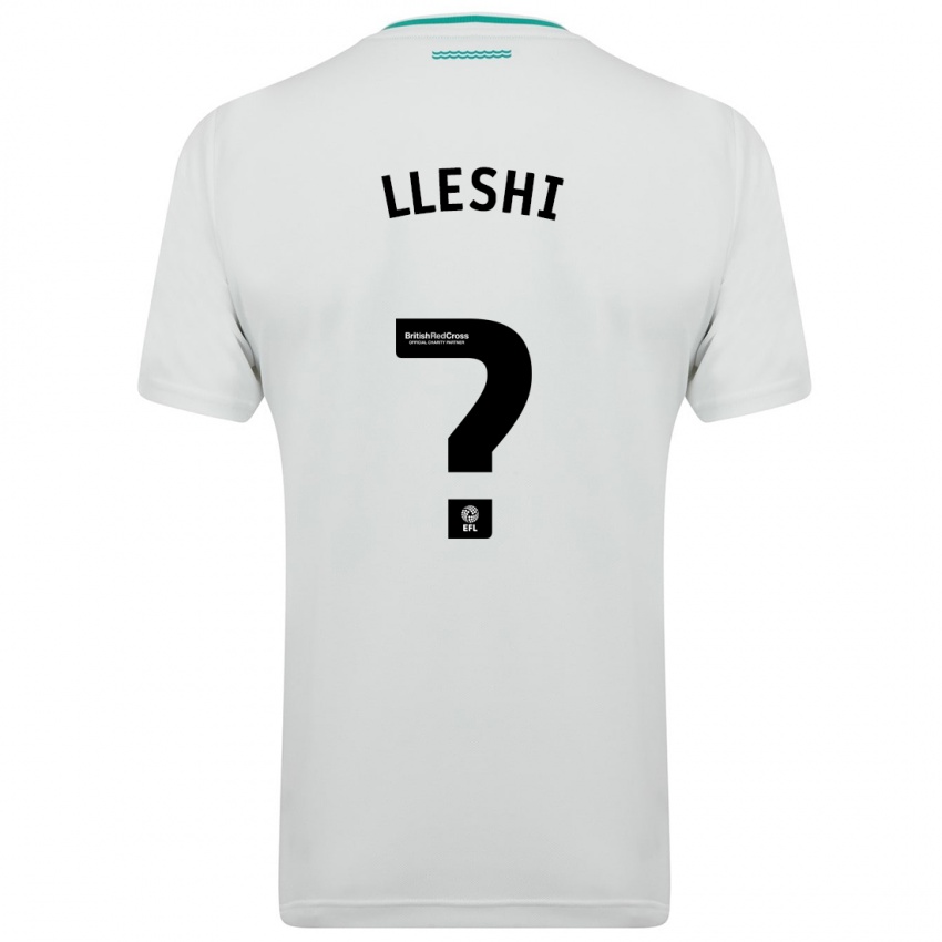 Dames Henri Lleshi #0 Wit Uitshirt Uittenue 2023/24 T-Shirt België