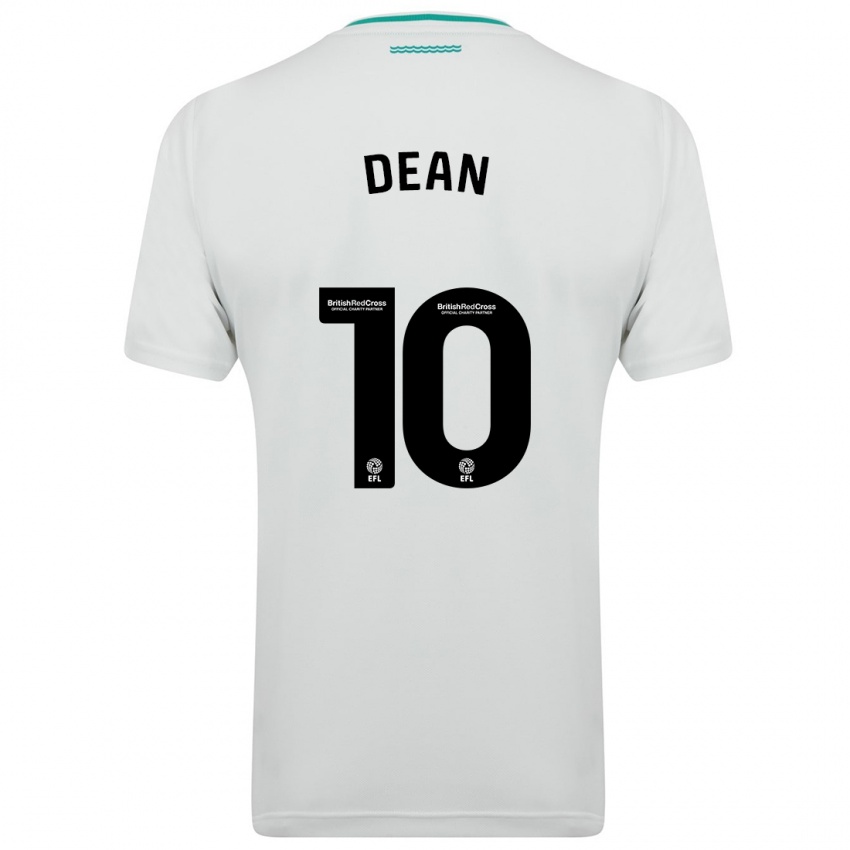 Dames Rianna Dean #10 Wit Uitshirt Uittenue 2023/24 T-Shirt België