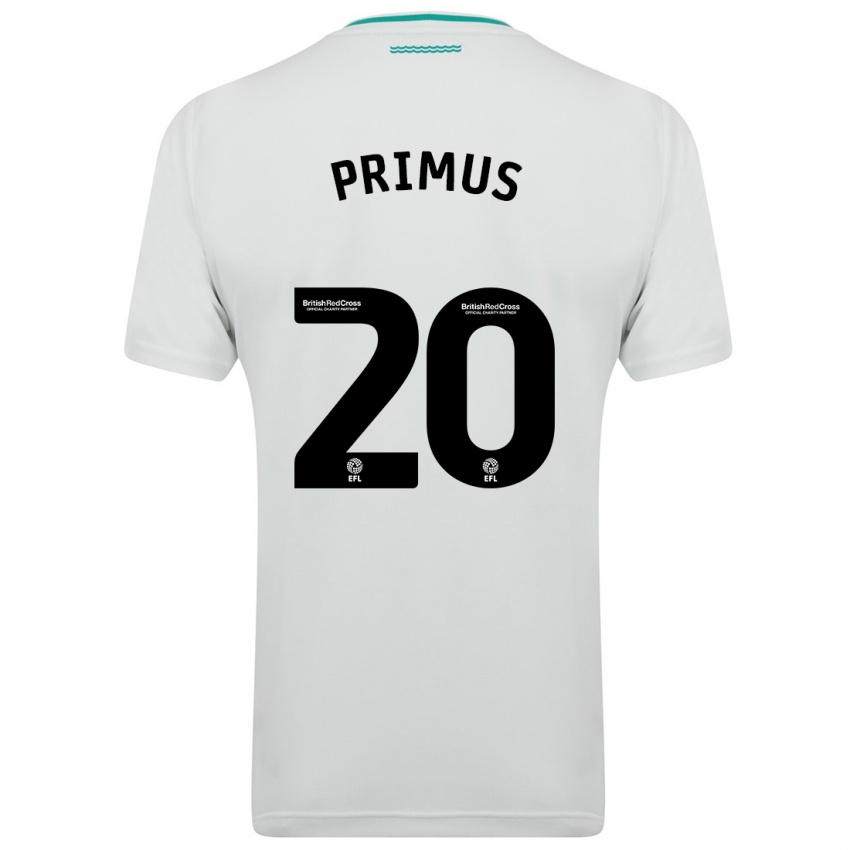 Dames Atlanta Primus #20 Wit Uitshirt Uittenue 2023/24 T-Shirt België