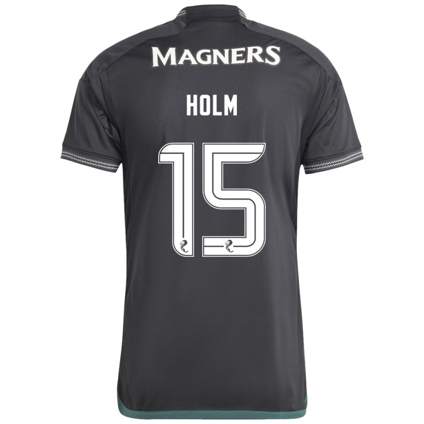 Dames Odin Thiago Holm #15 Zwart Uitshirt Uittenue 2023/24 T-Shirt België