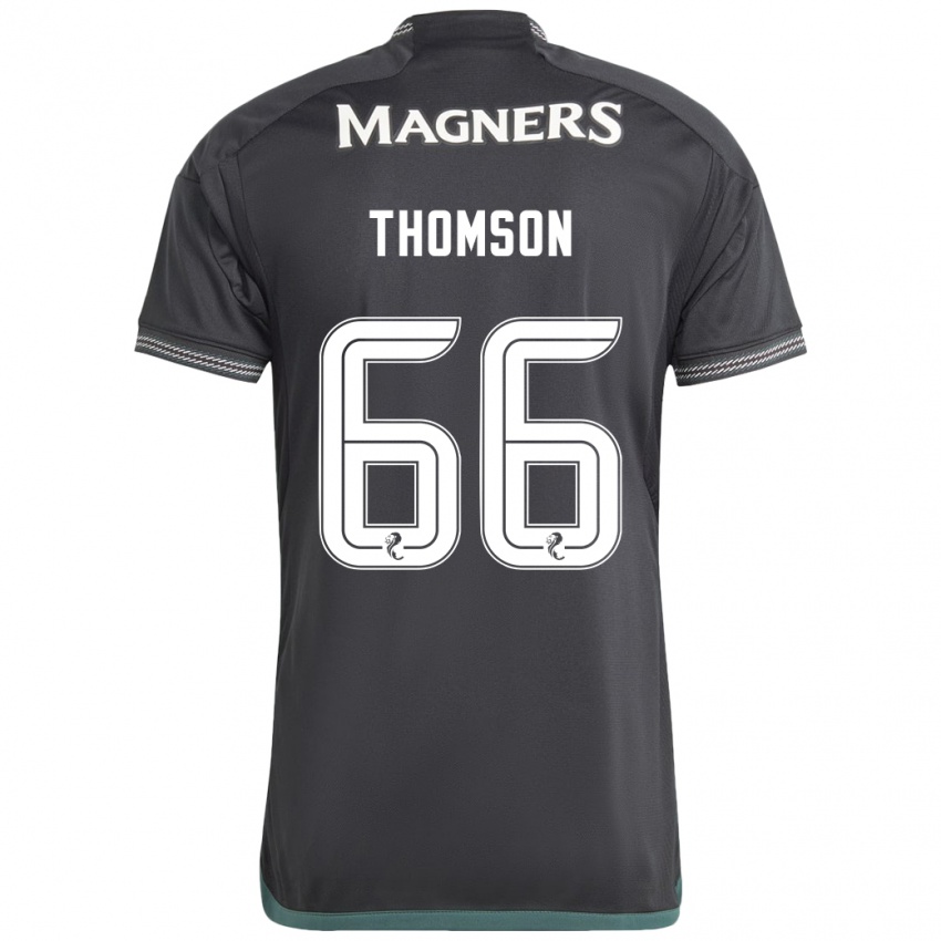 Dames Corey Thomson #66 Zwart Uitshirt Uittenue 2023/24 T-Shirt België