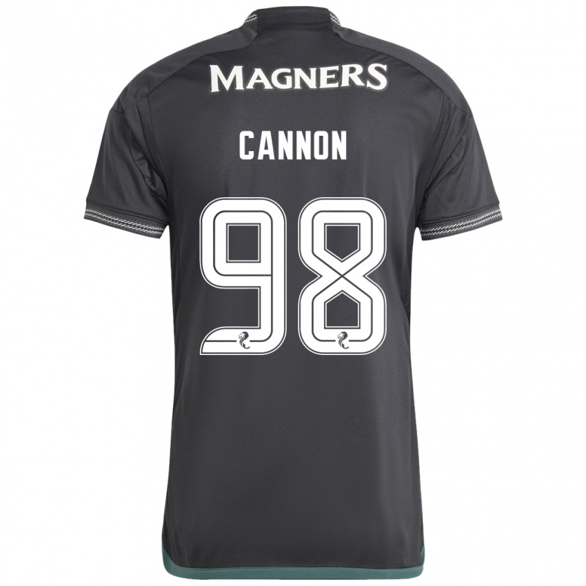 Dames Aidan Cannon #98 Zwart Uitshirt Uittenue 2023/24 T-Shirt België