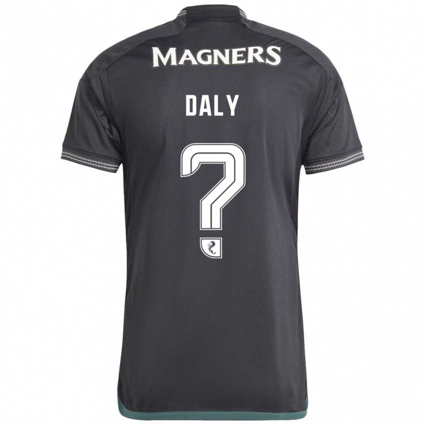 Dames Kayden Daly #0 Zwart Uitshirt Uittenue 2023/24 T-Shirt België