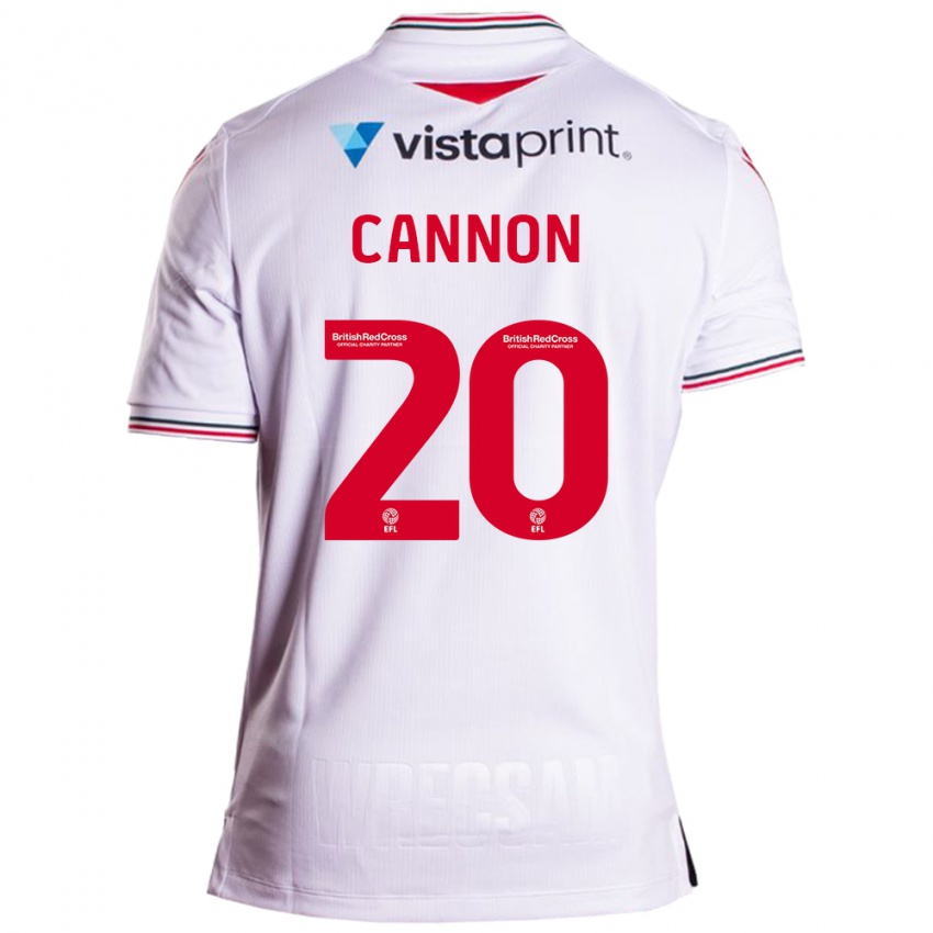 Dames Andy Cannon #20 Wit Uitshirt Uittenue 2023/24 T-Shirt België