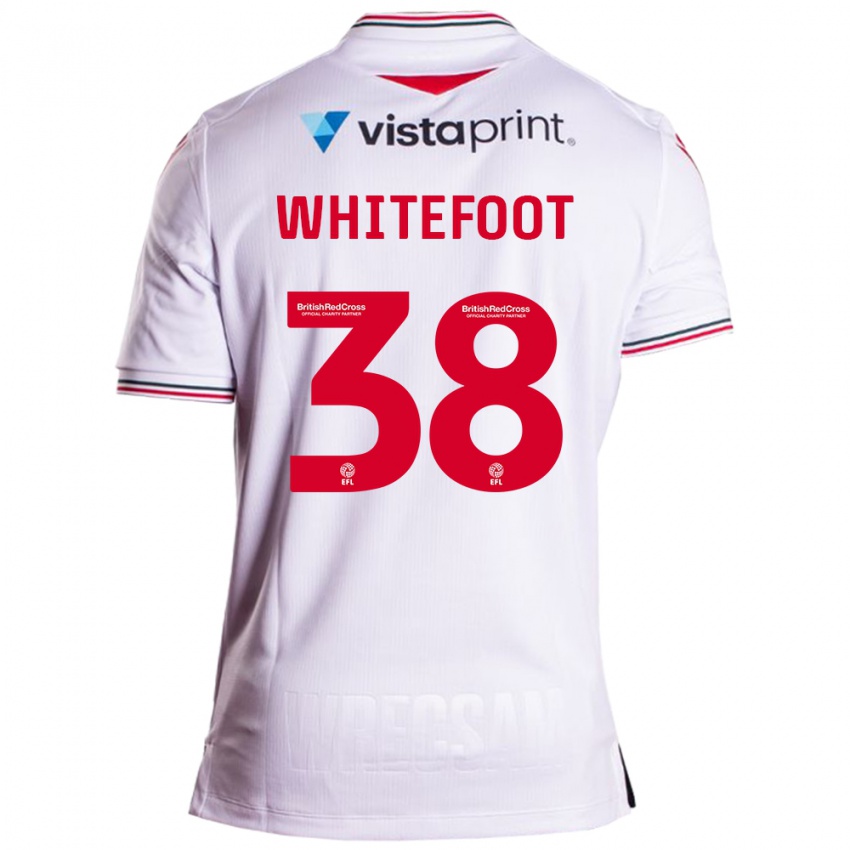 Dames Lily Whitefoot #38 Wit Uitshirt Uittenue 2023/24 T-Shirt België