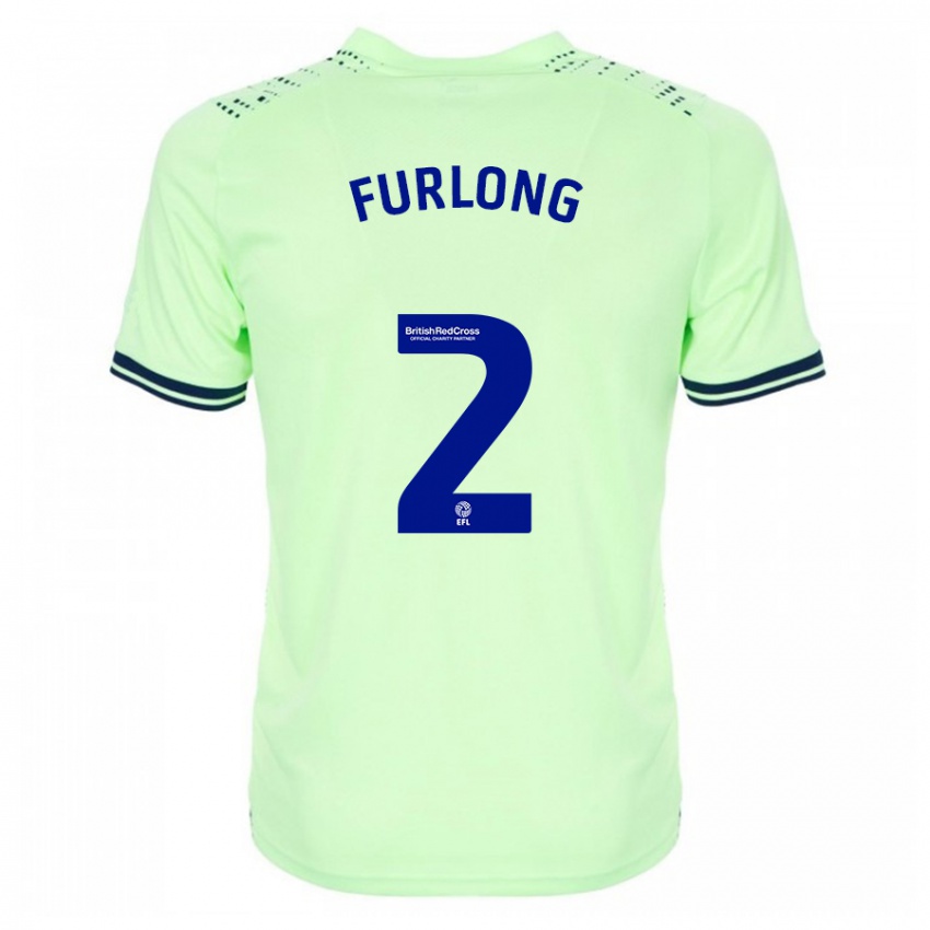 Dames Darnell Furlong #2 Marine Uitshirt Uittenue 2023/24 T-Shirt België