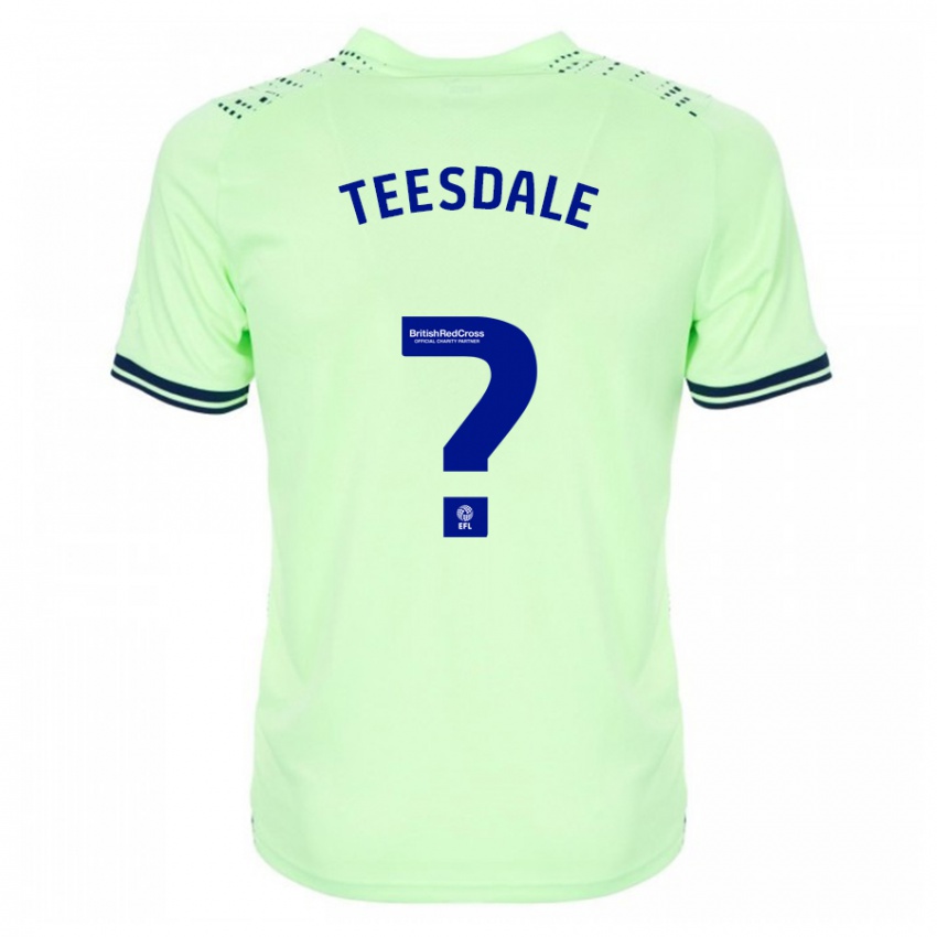 Damen Finn Teesdale #0 Marine Auswärtstrikot Trikot 2023/24 T-Shirt Belgien