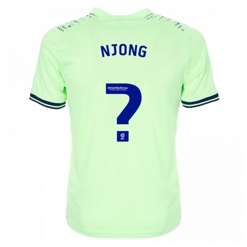 Dames Alessandro Njong #0 Marine Uitshirt Uittenue 2023/24 T-Shirt België