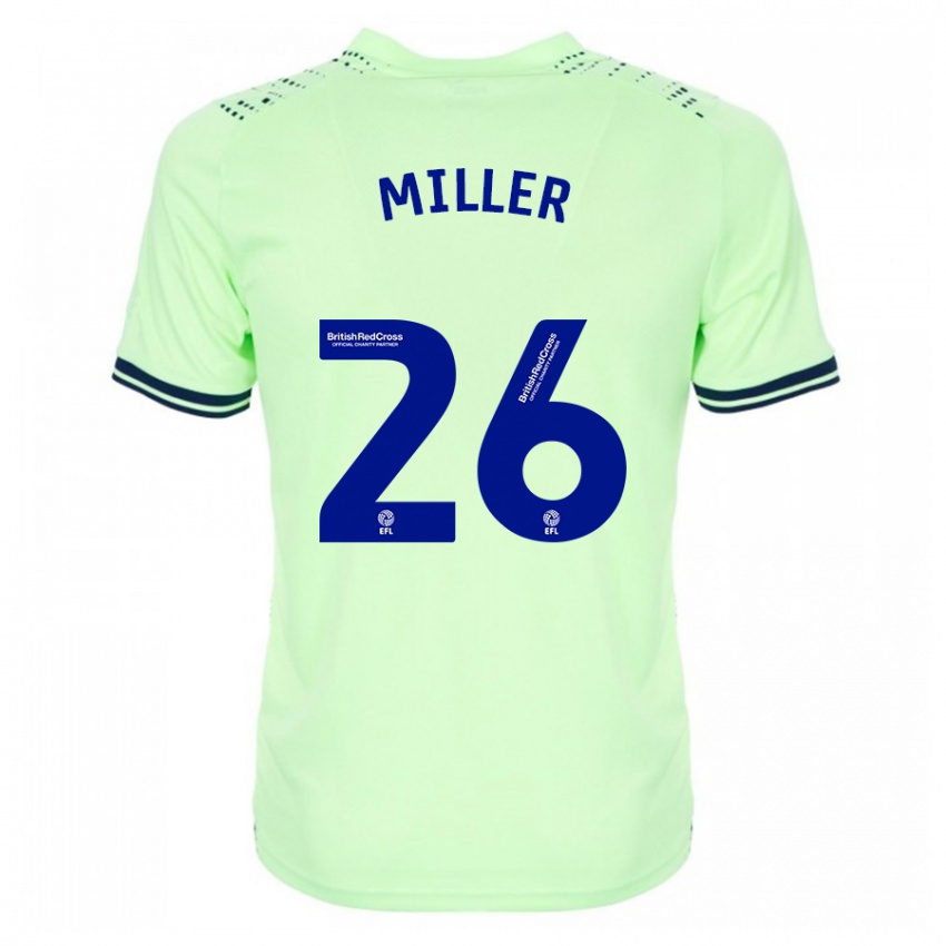 Damen Nna Miller #26 Marine Auswärtstrikot Trikot 2023/24 T-Shirt Belgien