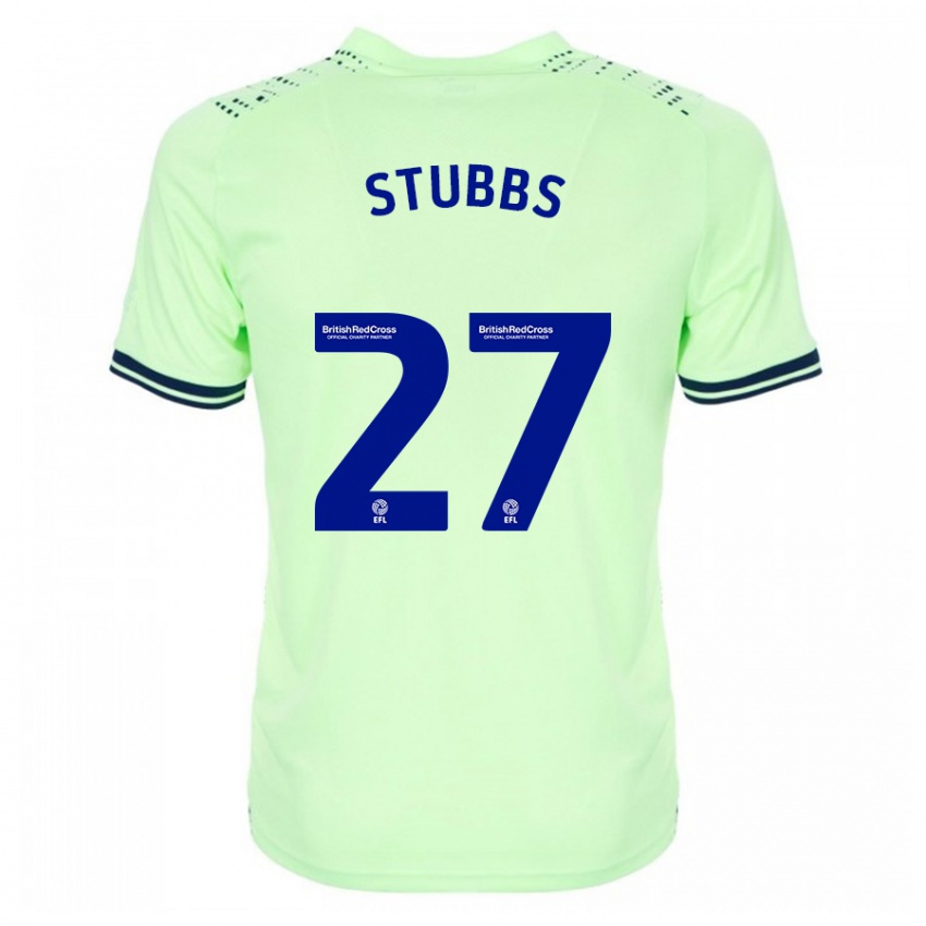 Damen Olivia Stubbs #27 Marine Auswärtstrikot Trikot 2023/24 T-Shirt Belgien